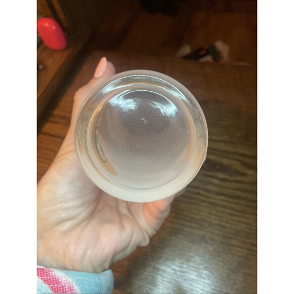 VINTAGE Blakely Oil & Gas Arizona Ocotillo CACTUS Tall Frosted Collins GLASS - Picture 5 of 5